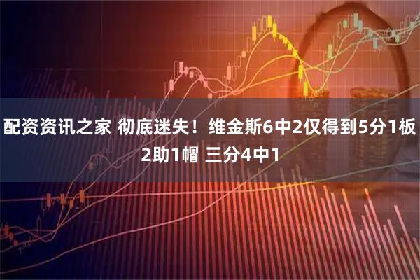 配资资讯之家 彻底迷失!维金斯6中2仅得到5分1板2助1帽 三分4中1